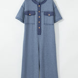 Eddie Pocket Short Sleeve Jumpsuit