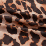 Blakely Leopard Mock Neck Long Sleeve Mesh Top