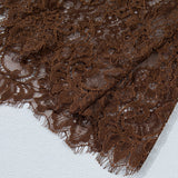 Naomi Lace Patchwork Hem Long Casual Shift Skirt