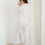 Rose Hoodie Sheath Sweatpants Set