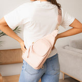 Aria Sling Backpack - Blush