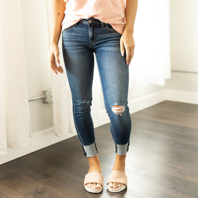 Blaire Low Rise Ankle Skinny - KanCan
