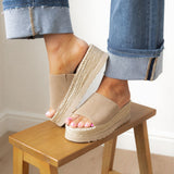 Eva Wedges - Beige