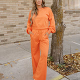 Miles Wide Leg Pants Set - Flamingo| Dropship