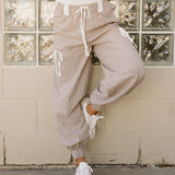 Paisley Lantern Pants - Brown | Dropship