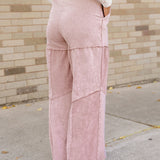 Hazel Drawstring Pants - Pink | Dropship