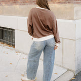 Luna Top - Coffee | Dropship