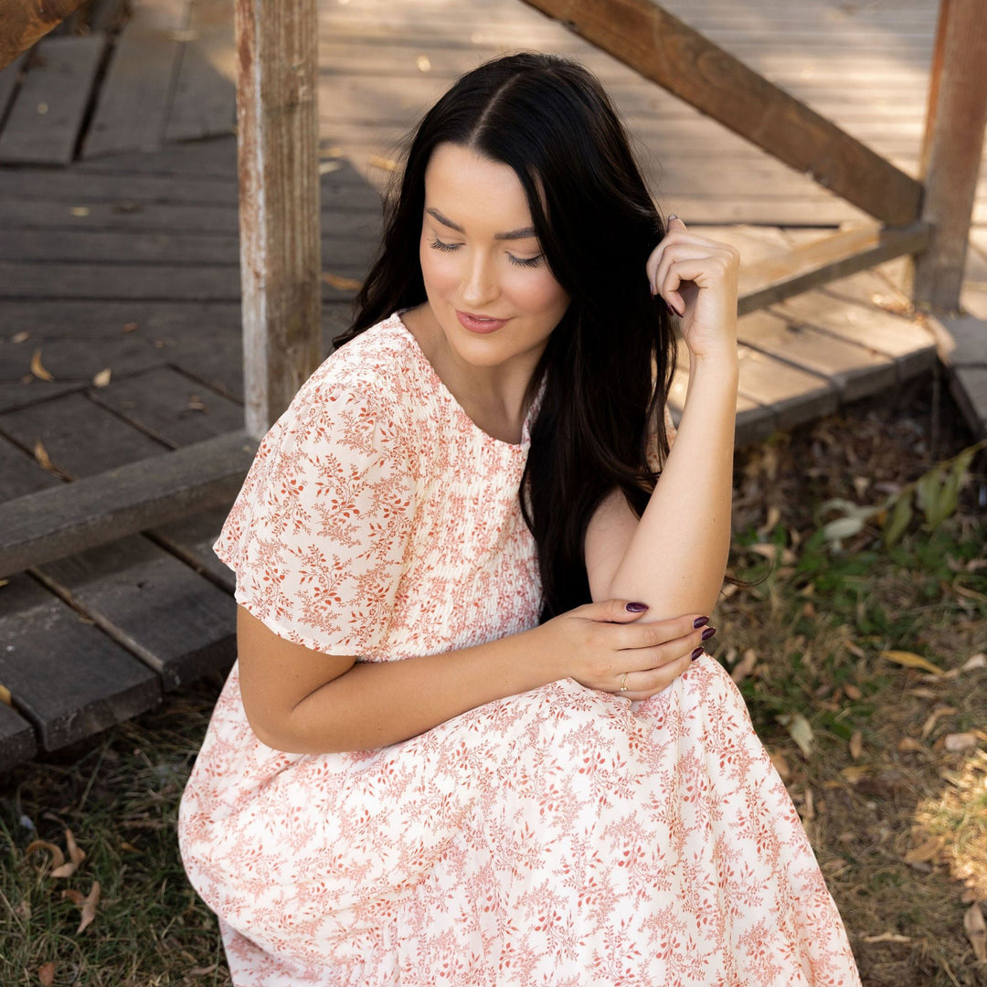 Birdie Dress - Sunset Foliage