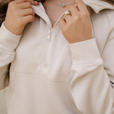 Harlow Half Zip Thumbhole Sleeve Hoodie Active Pants 2pcs Outfit