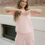 On the Go T-Shirt & Cargo Sweatpants Set