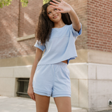 Brooke Raw Edge 2pcs Short Set