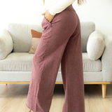 Teagan Raw Hem Pants - Wild Ginger | Dropship