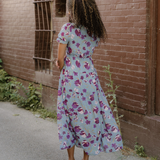 Haisley V Neck Short Sleeve Maxi Dress