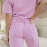 Drop Shoulder Boxy Tee and Barrel Pants Set