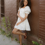 Cleo Puff Sleeve Mini Dress