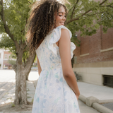 Bonnie Ruffled One Shoulder Vacation Maxi Dress