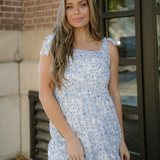Jaylani Knot Straps High Waist Flared Maxi Dress