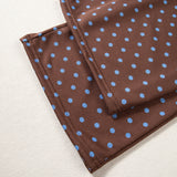 Jane Polka Dot Drawstring Wide Leg Long Sleeve Top Pant Set