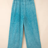 Teagan Raw Hem Pants - Lapis | Dropship