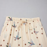 Mallard Print Crewneck Pullover Two Piece Pants Set
