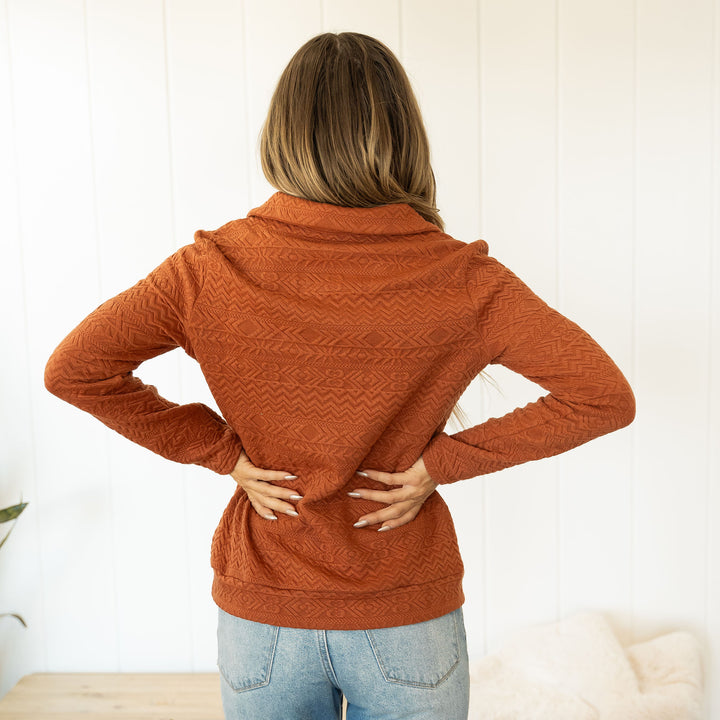 Nettie Pullover - Rust