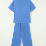 Jaycee Tee Pocketed Casual Pants 2pcs Outfit