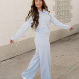 Harlow Active Pants 2pcs Outfit  - Blue | Dropship