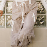 Paisley Lantern Pants - Brown