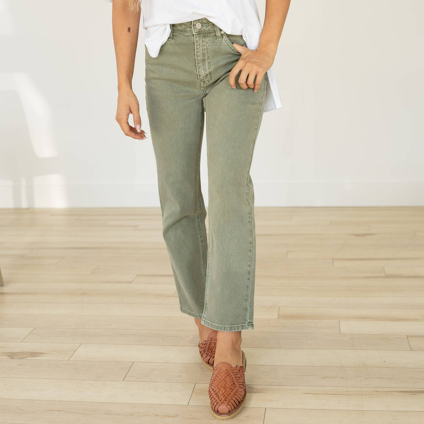 Haven High Rise Straight Jeans