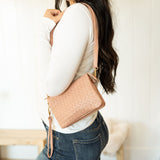 Hannah Crossbody Bag - Dark Blush