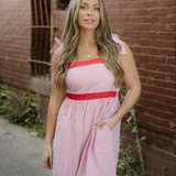 Camila High Waist Ruffle Hem Maxi Dress