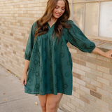 Sybil Embroidered Dress