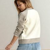 PREORDER Wren Colorblock Button Front Casual Cardigan | Dropship