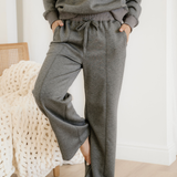 Sylvie Collared V Neck Pullover Sweatshirt Sweatpants Set