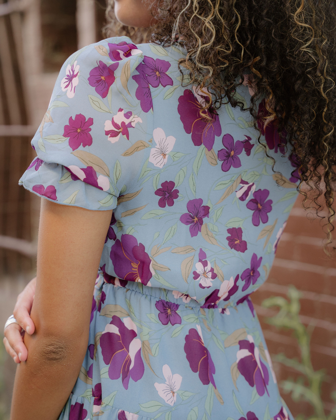 Haisley V Neck Short Sleeve Maxi Dress