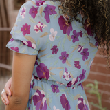 Haisley V Neck Short Sleeve Maxi Dress