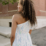 Bonnie Ruffled One Shoulder Vacation Maxi Dress