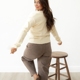 Corinne Bowknot Knit Cropped Cardigan | Dropship