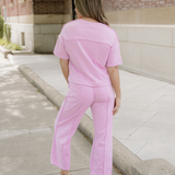 Drop Shoulder Boxy Tee and Barrel Pants Set
