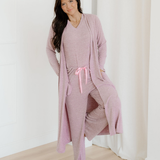 Margot Open Duster 3pcs Lounge Set