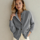 PREORDER Quinn Chunky Buttoned Front Round Neck Cardigan Sweater | Dropship