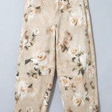 Meadow Floral Print Relaxed Barrel Jeans