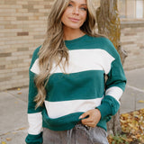 Mia Drop Shoulder Baggy Top - Evergreen | Dropship