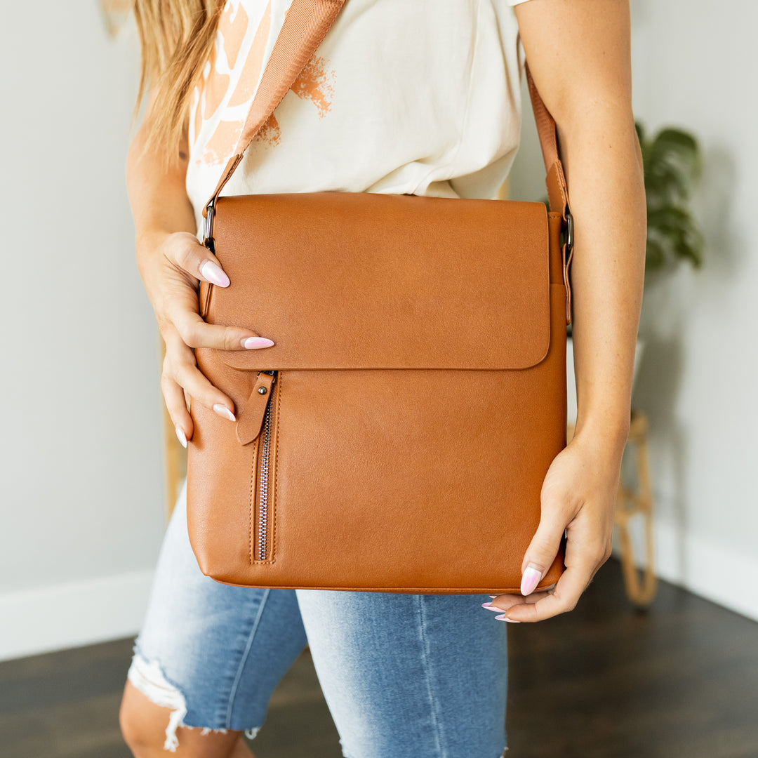 Madison Crossbody Bag - Brown