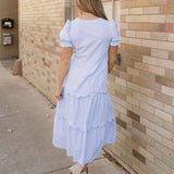 Kaeli Scallop Tiered Dress | Dropship