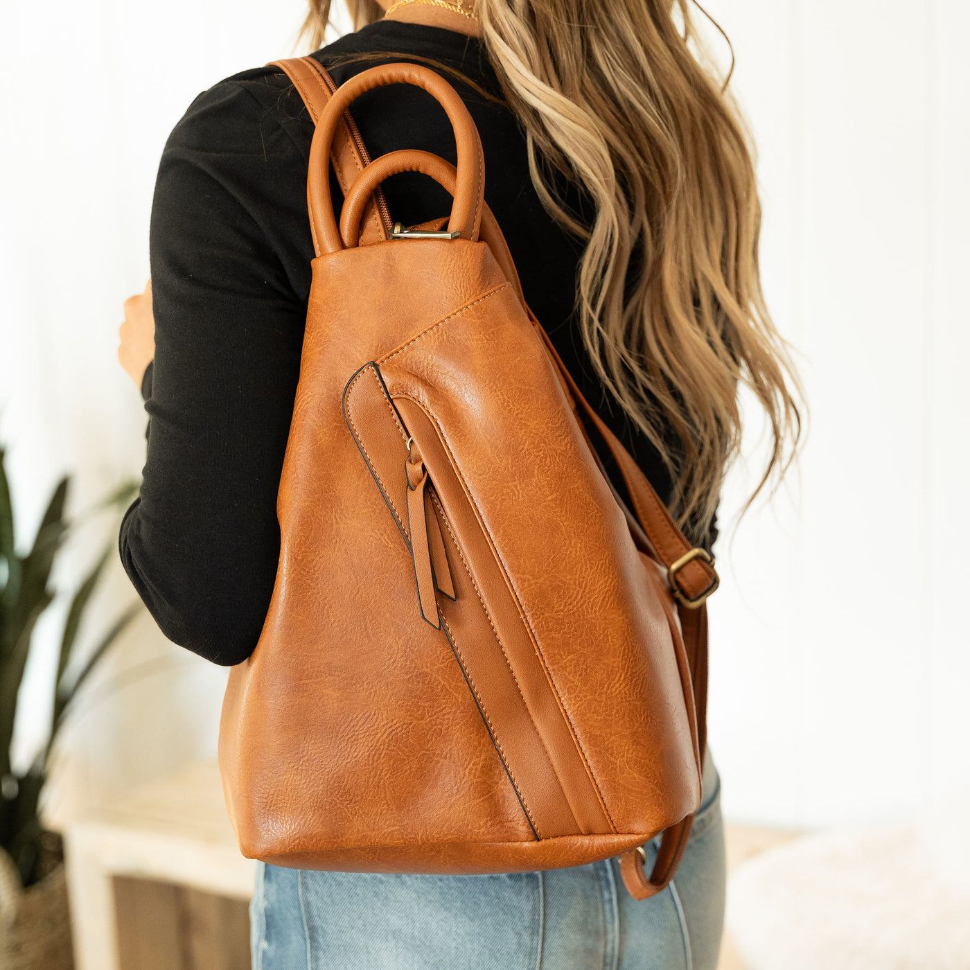 Emerson Sling Backpack - Brown