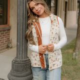 Mabel Quilted Concealed Button Vest