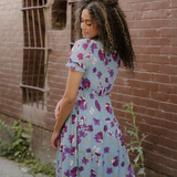 Haisley V Neck Short Sleeve Maxi Dress