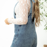 Jett Pocket Denim Romper | Dropship