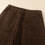 Miley Casual Leopard Print Full-Length Regular Fit Jeans